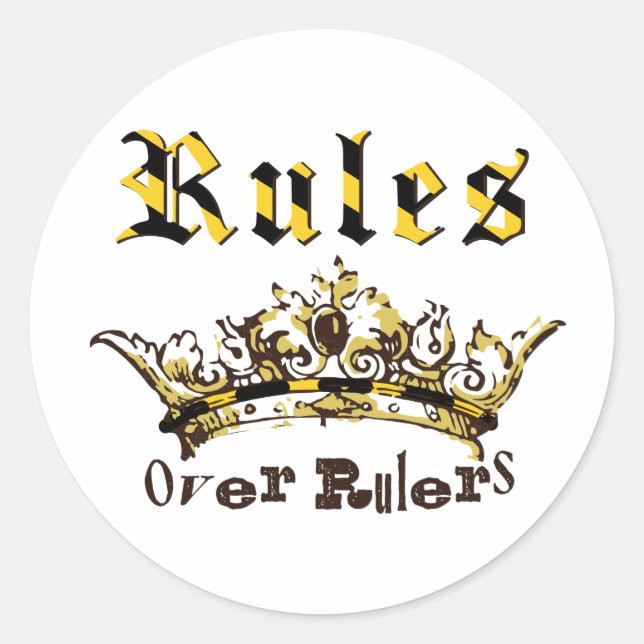 Marshal Rules Stickers (Front)