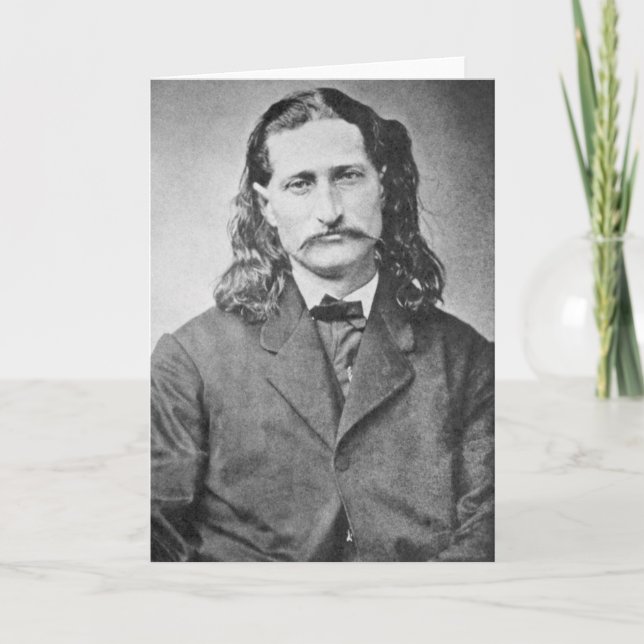 Marshal Wild Bill Hickok Old West Gunfighter Card (Front)