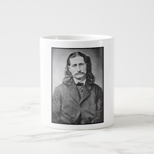 Marshal Wild Bill Hickok Old West Gunfighter Large Coffee Mug (Front)