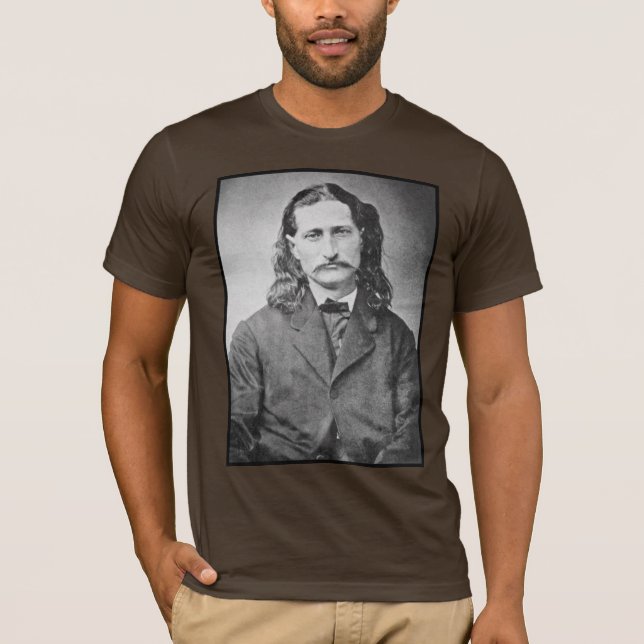 Marshal Wild Bill Hickok Old West Gunfighter T-Shirt (Front)
