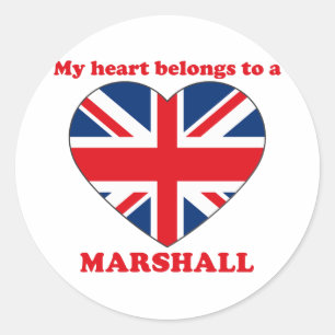 Marshall Classic Round Sticker