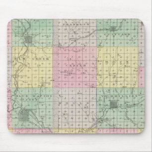 Marshall County and Irving, Kansas Mouse Pad