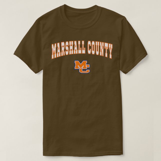 Marshall County High School Marshalls  T-Shirt (Design Front)