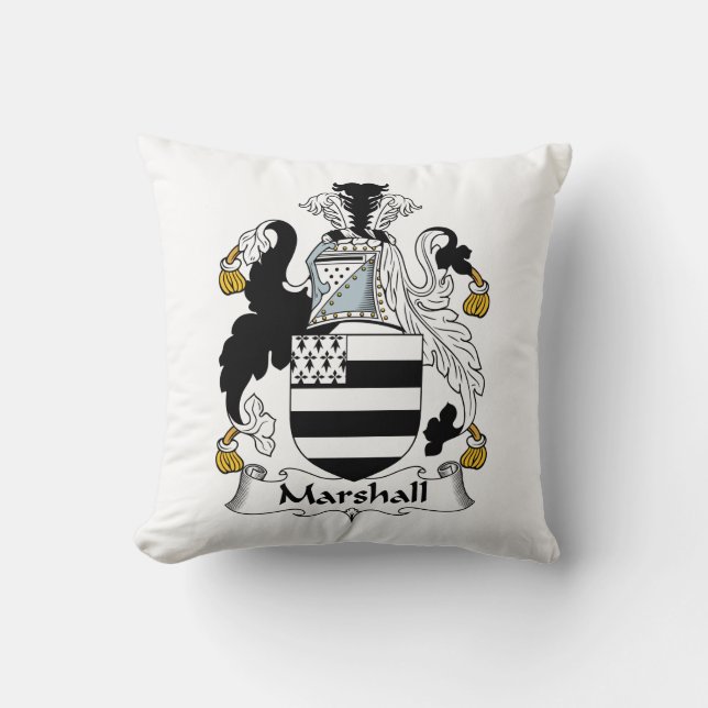 Marshall Family Crest Cushion (Front)