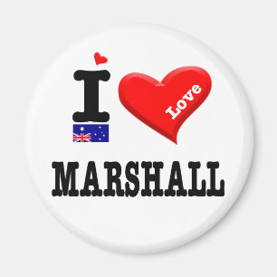 MARSHALL - I Love Magnet