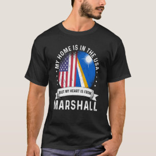 Marshall Islands American Patriot Grown Home USA F T-Shirt