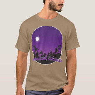 marshall islands By night with Palms T-Shirt