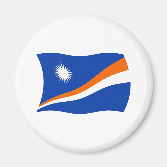 Marshall Islands Flag Magnet (Front)