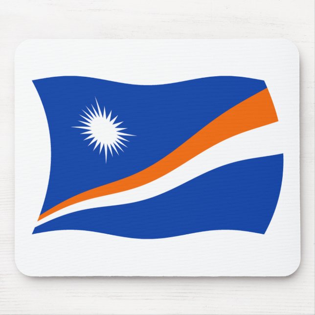 Marshall Islands Flag Mousepad (Front)