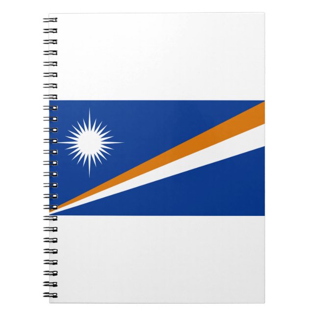 Marshall Islands Flag Notebook (Front)