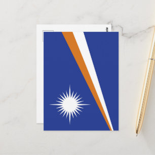 Marshall Islands flag Postcard