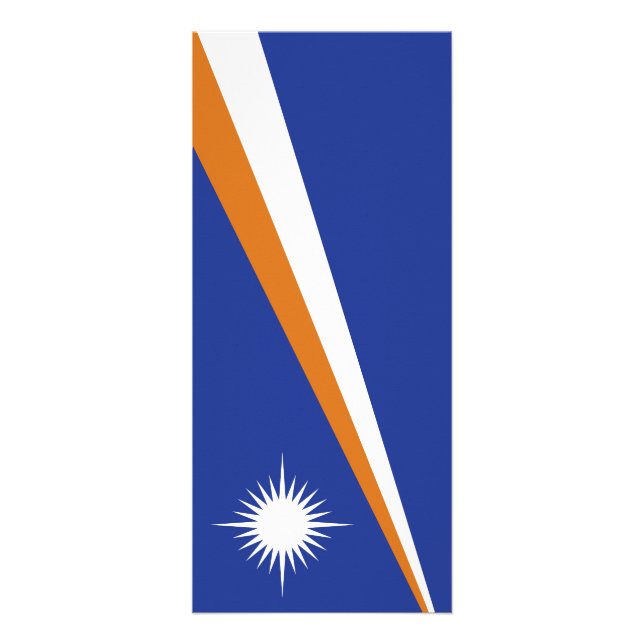 Marshall Islands flag Rack Card (Front)