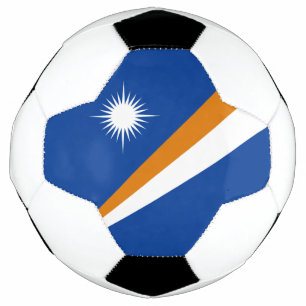 Marshall Islands Flag Soccer Ball