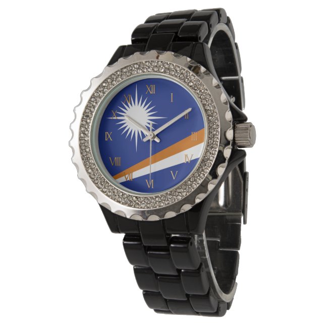 Marshall Islands flag Watch (Angled)