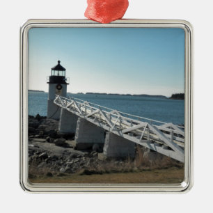 Marshall Point Lighthouse 5 Metal Tree Decoration