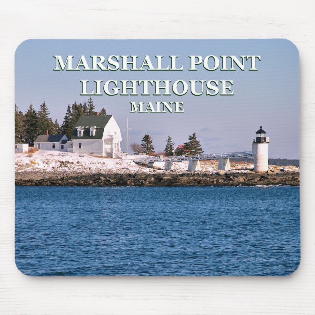 Marshall Point Lighthouse, Maine Mousepad (Front)