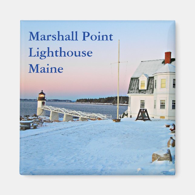 Marshall Point Lighthouse, Port Clyde Maine Magnet (Front)