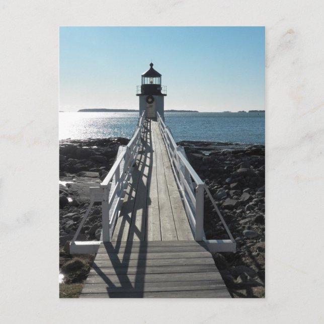 Marshall Point Lighthouse Postcard (Front)