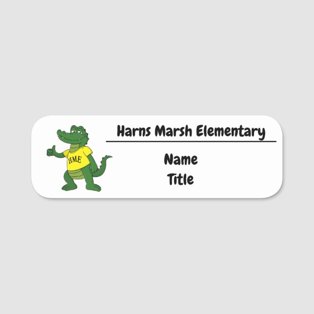 Marshall Thumbs Up Name Tag (Front)