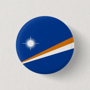 Marshallese Flag, Flag of The Marshall Islands 3 Cm Round Badge