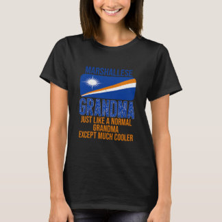 Marshallese Grandma Marshall Islands Flag for T-Shirt