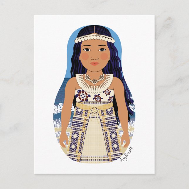 Marshallese Matryoshka Postcard (Front)