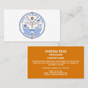 Marshallese Seal, The Marshall Islands Business Card