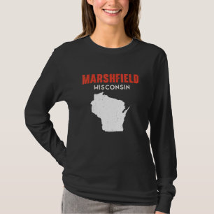Marshfield USA State America Travel Montanan Helen T-Shirt