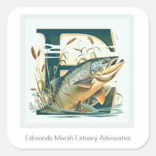 Marshian Salmon Stickers