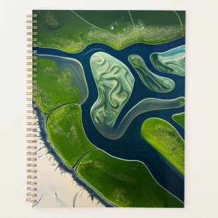 Marshland Elegance Planner