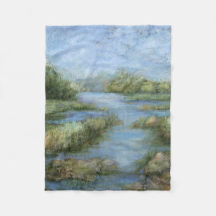 Marshland I Fleece Blanket