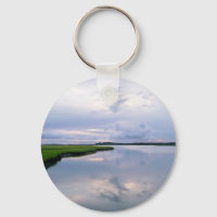 Marshland Sunset Keychain
