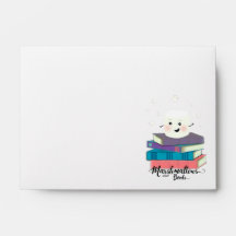 Marshmallow and book envelope