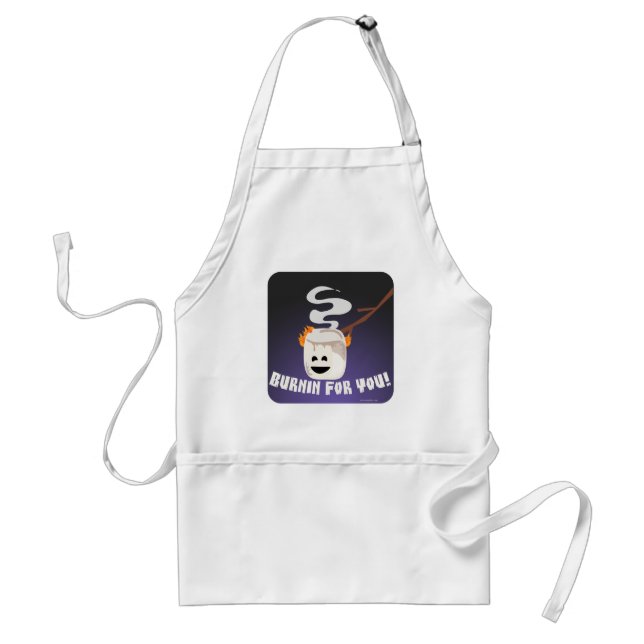 Marshmallow Burnin For You Standard Apron (Front)
