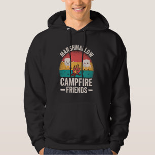 Marshmallow Campfire Friends Cute Mallow Camping S Hoodie