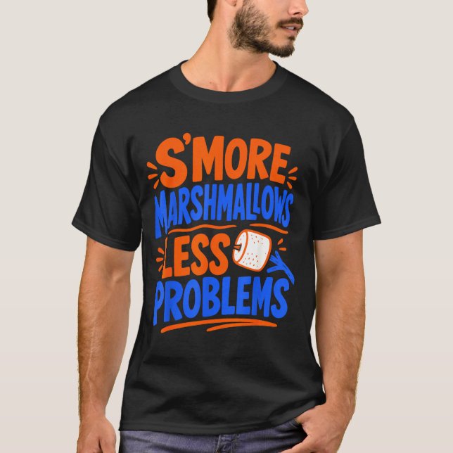 Marshmallow campfire s'mores  T-Shirt (Front)