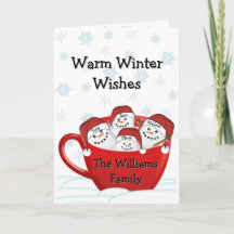 Marshmallow Family With Personalised Names