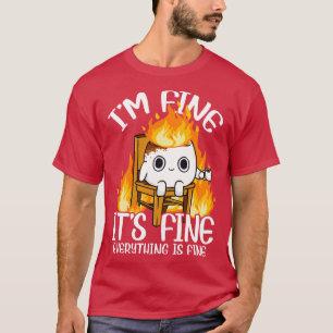 Marshmallow Im Fine Meme Outr Men Kids Women Campi T-Shirt