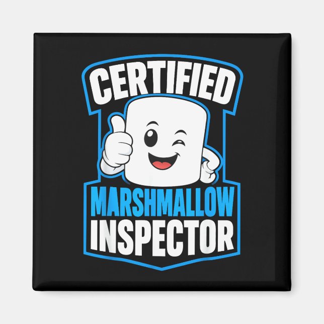 Marshmallow lover campfire s'mores  magnet (Front)