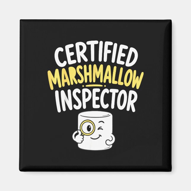 Marshmallow lover  magnet (Front)