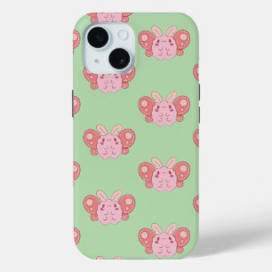 Marshmallow Moth iPhone 15 Case