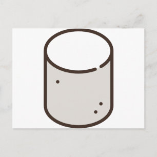 marshmallow postcard