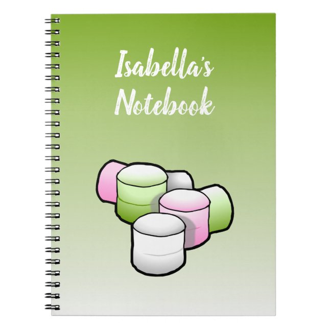 Marshmallow Spiral Photo Notebook (Front)