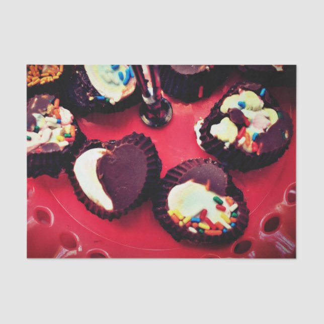 Marshmallow Truffles Tissue Paper (Front)