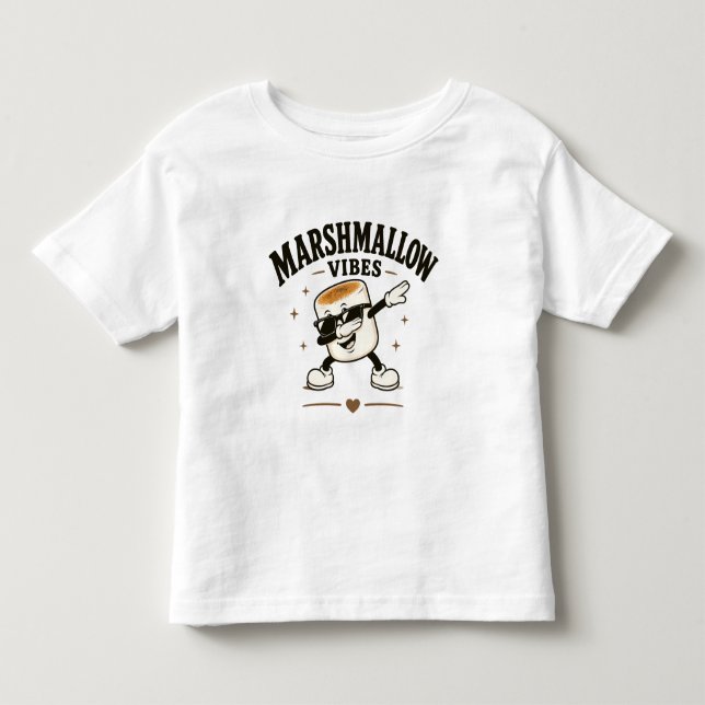 Marshmallow vibes toddler T-Shirt (Front)
