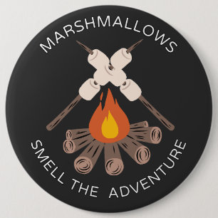 Marshmallows 6 Cm Round Badge