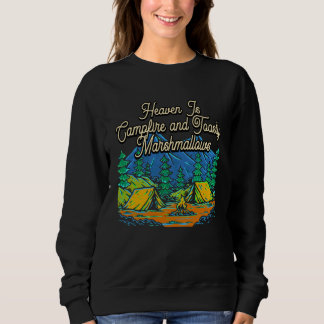 Marshmallows Camping Foodie Camper Food Sweatshirt