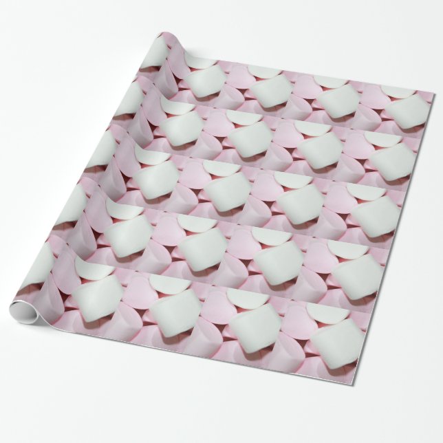 marshmallows wrapping paper (Unrolled)