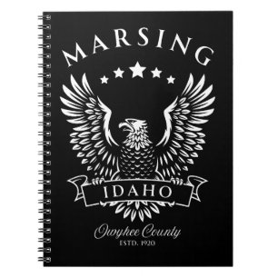 Marsing Owyhee County Idaho Vintage Eagle Notebook
