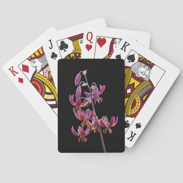 Martagon Lily Playing Cards (Back)